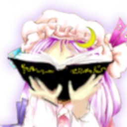 Patchouli with a book on her face, EoSD