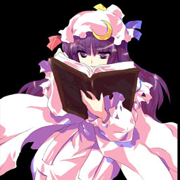 Patchouli's character select from SWR