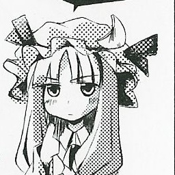 Patchouli with a book on her face, EoSD