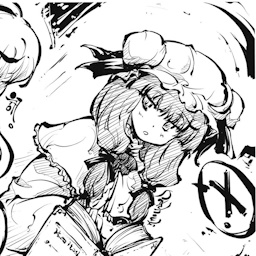 Patchouli with a book on her face, EoSD