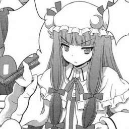 Patchouli with a book on her face, EoSD